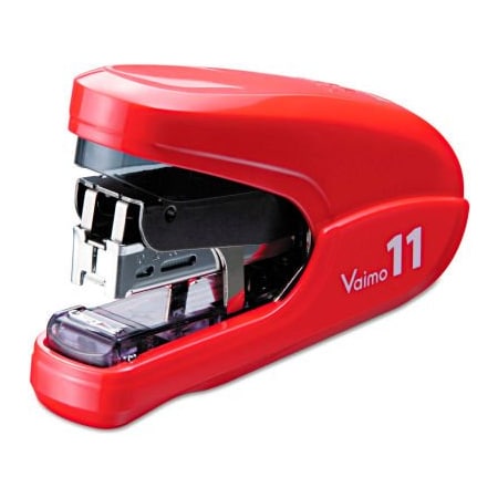 Max Usa Max Flat Clinch Light Effort Stapler, 35-Sheet Capacity, Red HD11FLKRD